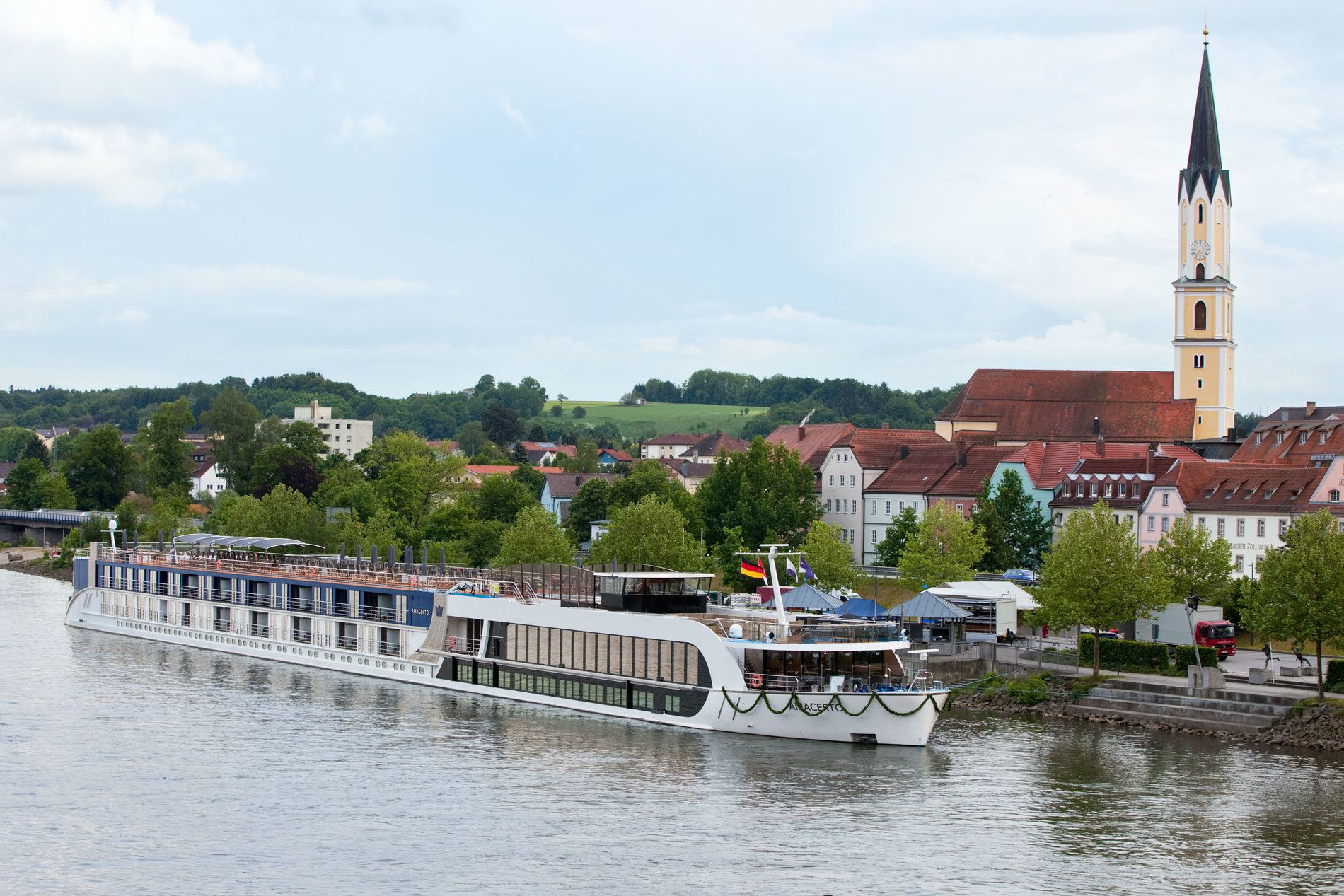 A photo of the AmaVenita cruise ship